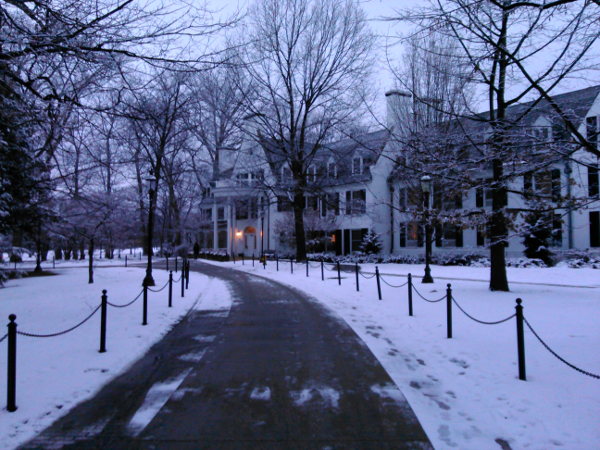 The Nittany Lion Inn in State College, PA. I took this photo on Jan. 20, 2015 on my way home from work.