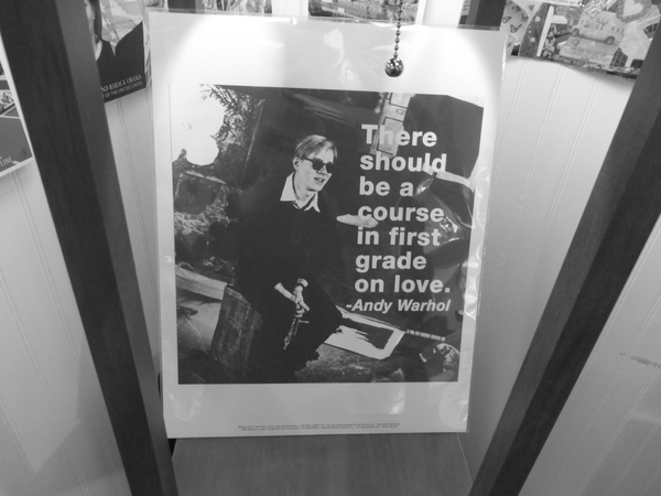 Poster from the Andy Warhol Museum in Pittsburgh